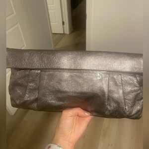 Club Monaco Metallic Clutch Bag
